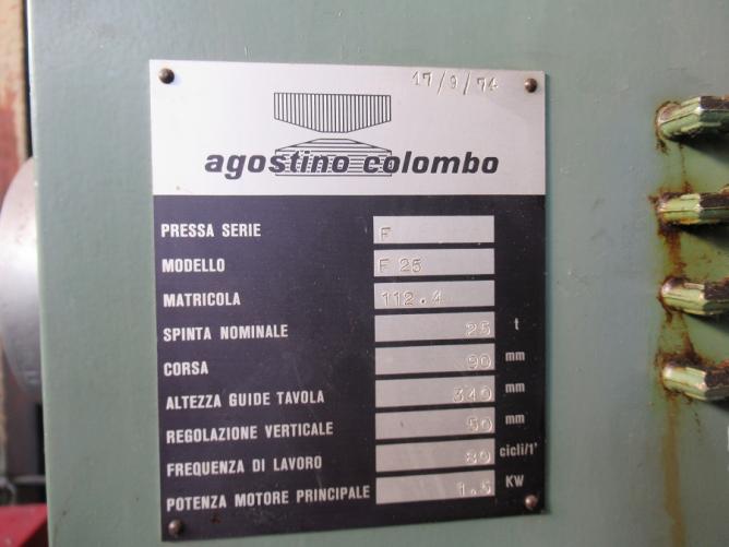 AGOSTINO COLOMBO F 25 